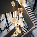 Alabaster Long Staircase Chandelier 5 styles