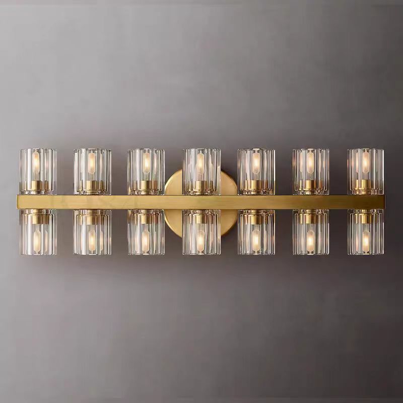 Olivia Arcachon Crystal Wall Sconce 20"W