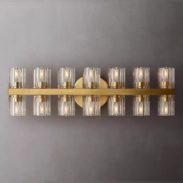 Olivia Arcachon Crystal Wall Sconce 20"W