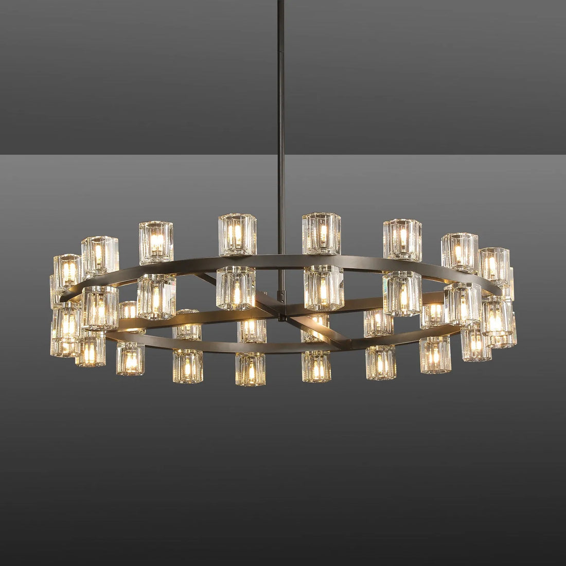 Arcachen Crystal Round Chandelier 24''36"48‘’60''