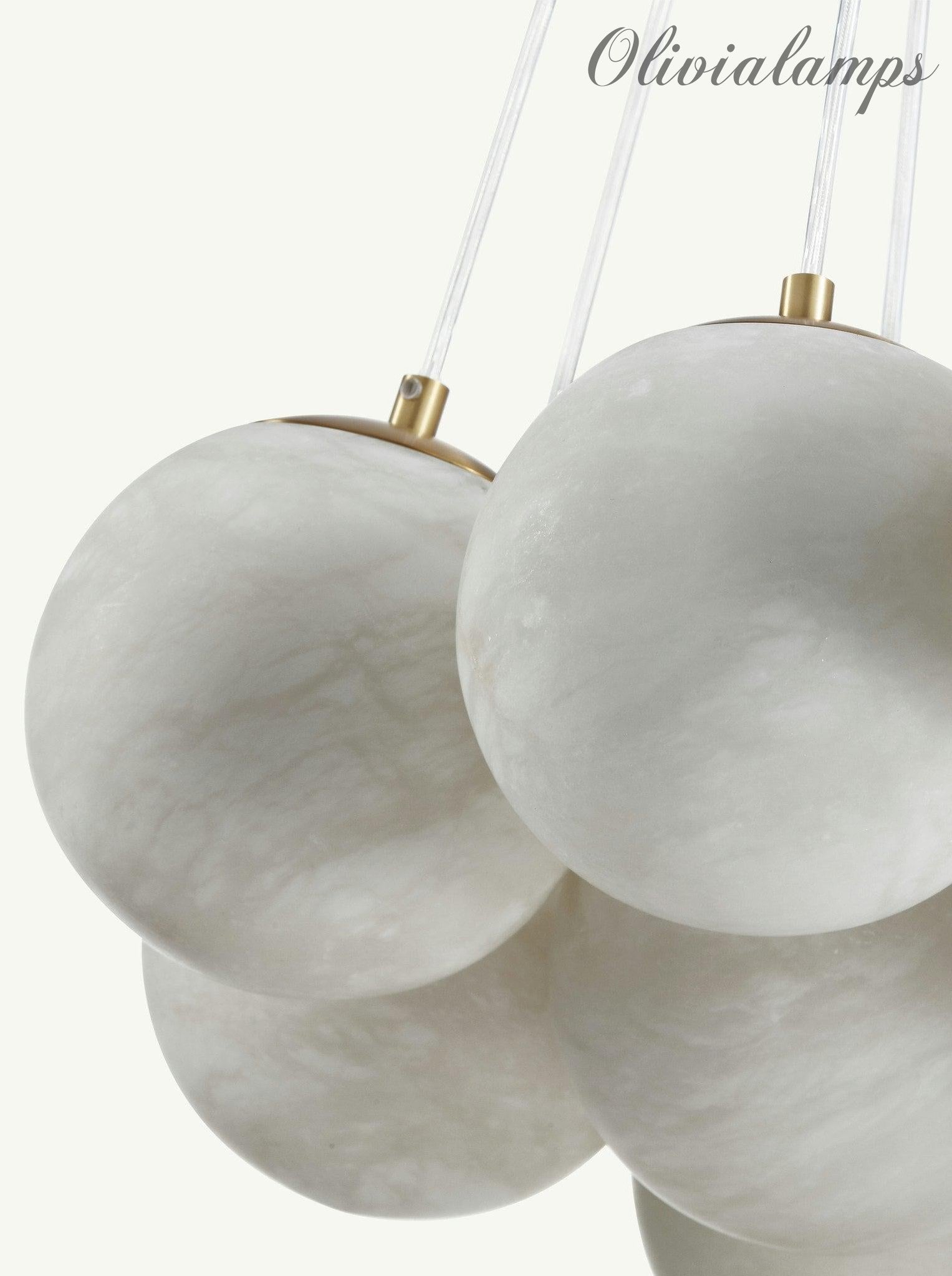 Aspen 19 Chandelier Alabaster