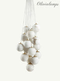 Aspen 19 Chandelier Alabaster