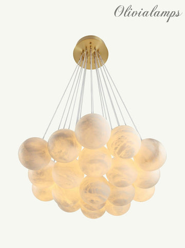 Aspen 19 Chandelier Alabaster