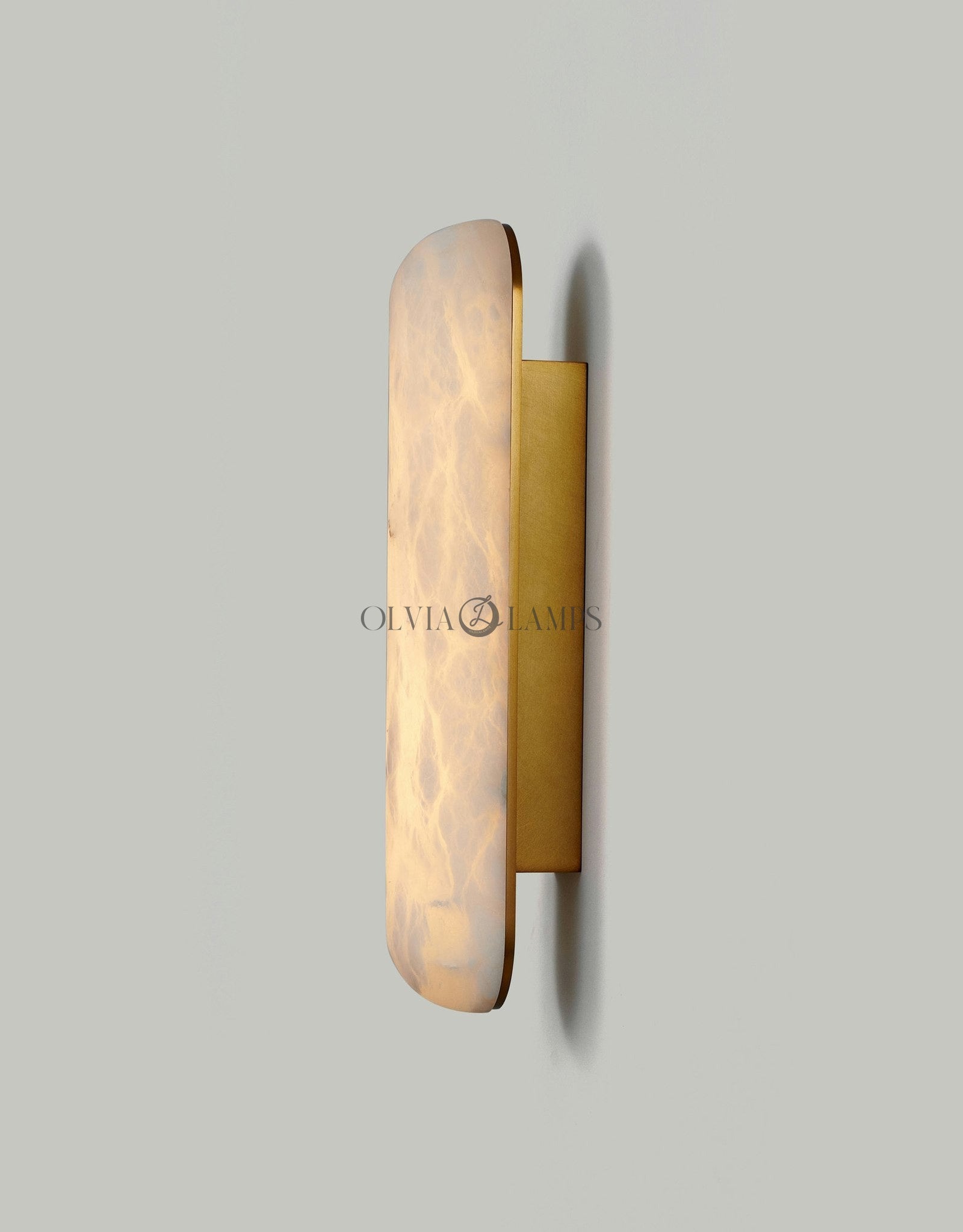 Claire Sconce 39cm Alabaster