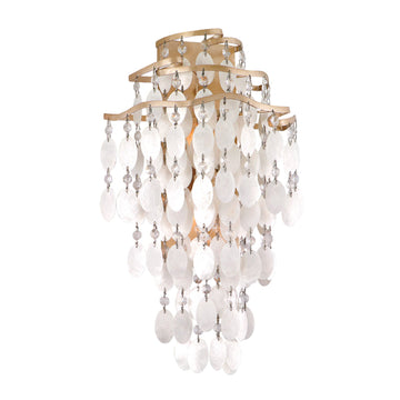 Dolcy Shell With Crystal Wall Sconce