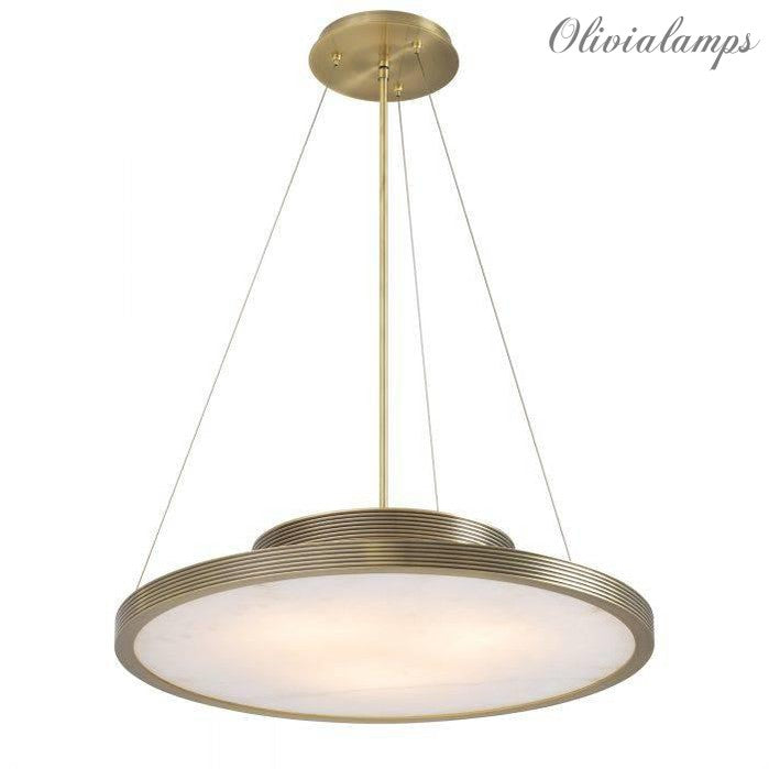 Pullman Modern Brass Chandelier - [Brass]