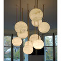 Alabaster Constellation Chandelier, Multi Pendant Light