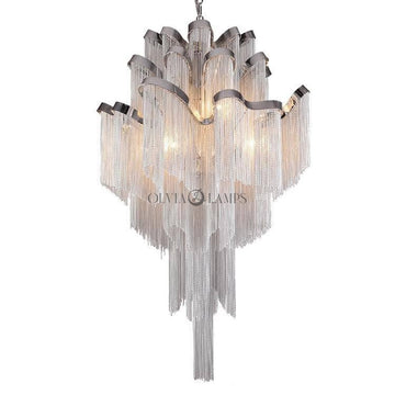 Cadena French Empire Chain Tassel Chandelier