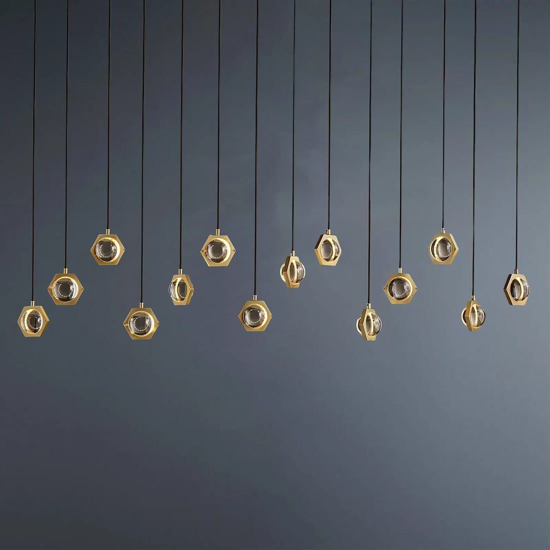 Olivia Eclatant Linear Chandelier W 72''