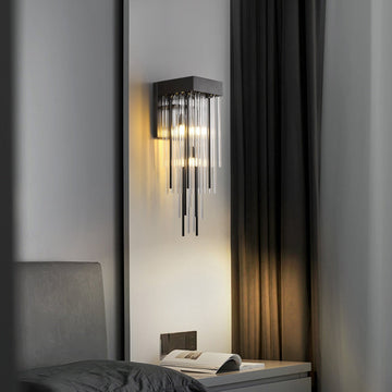 Cascade Glass Brass Wall Sconce,Wall Lamps