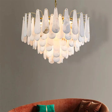 Olivia Pamela marble Modern Creative chandelier D32"