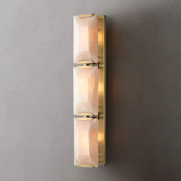 Harlew Calcite Triple Wall Sconce