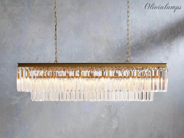 Leyland Tiered Rectangular Chandelier