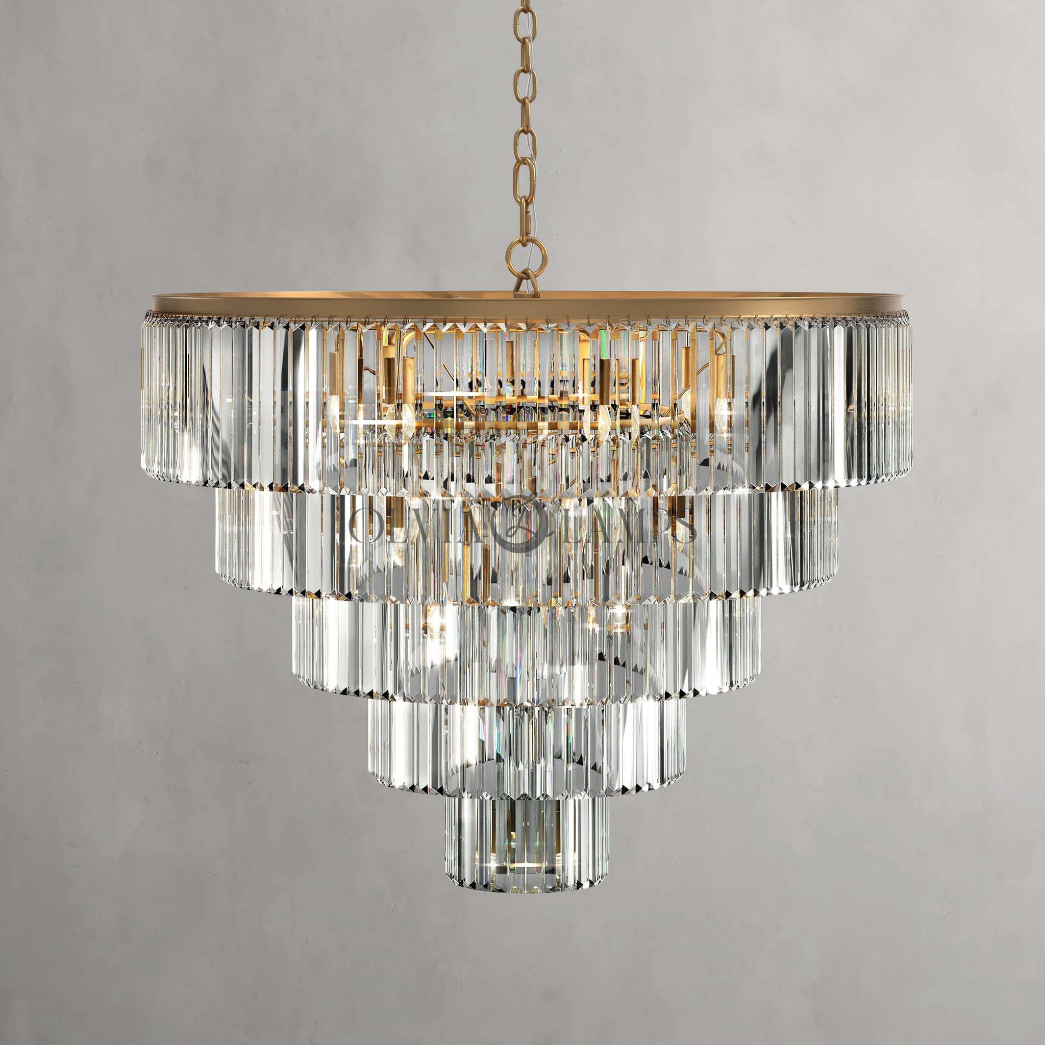 Leyland Tiered Round Chandelier