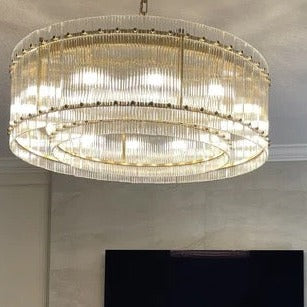 Olivia Marcus Round Chandelier 37"