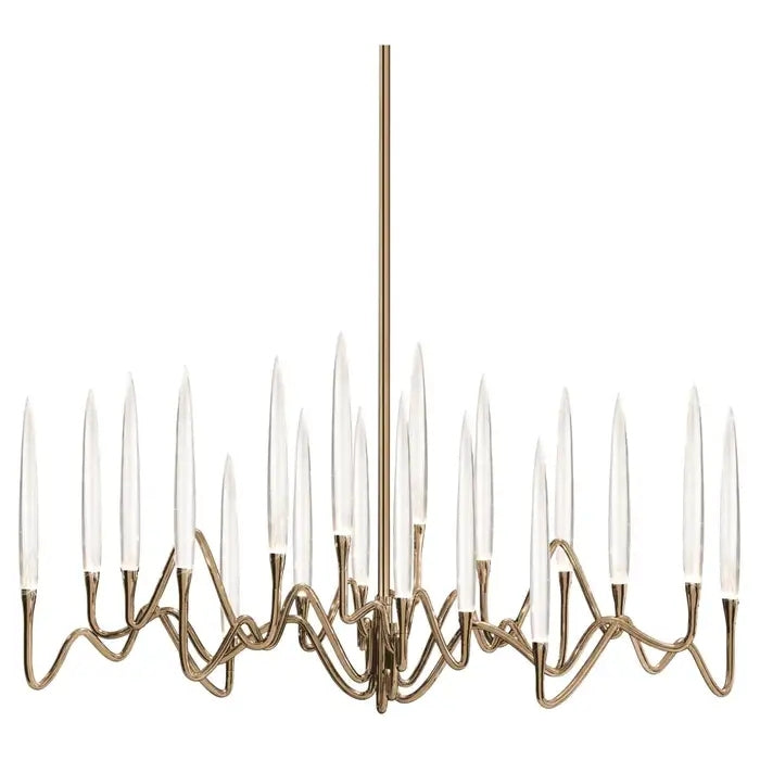 Olivia Pezzo Long Chandelier 40"W 59"W 78"W