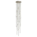 PEZZO  CRYSTAL CHANDELIER 21''H