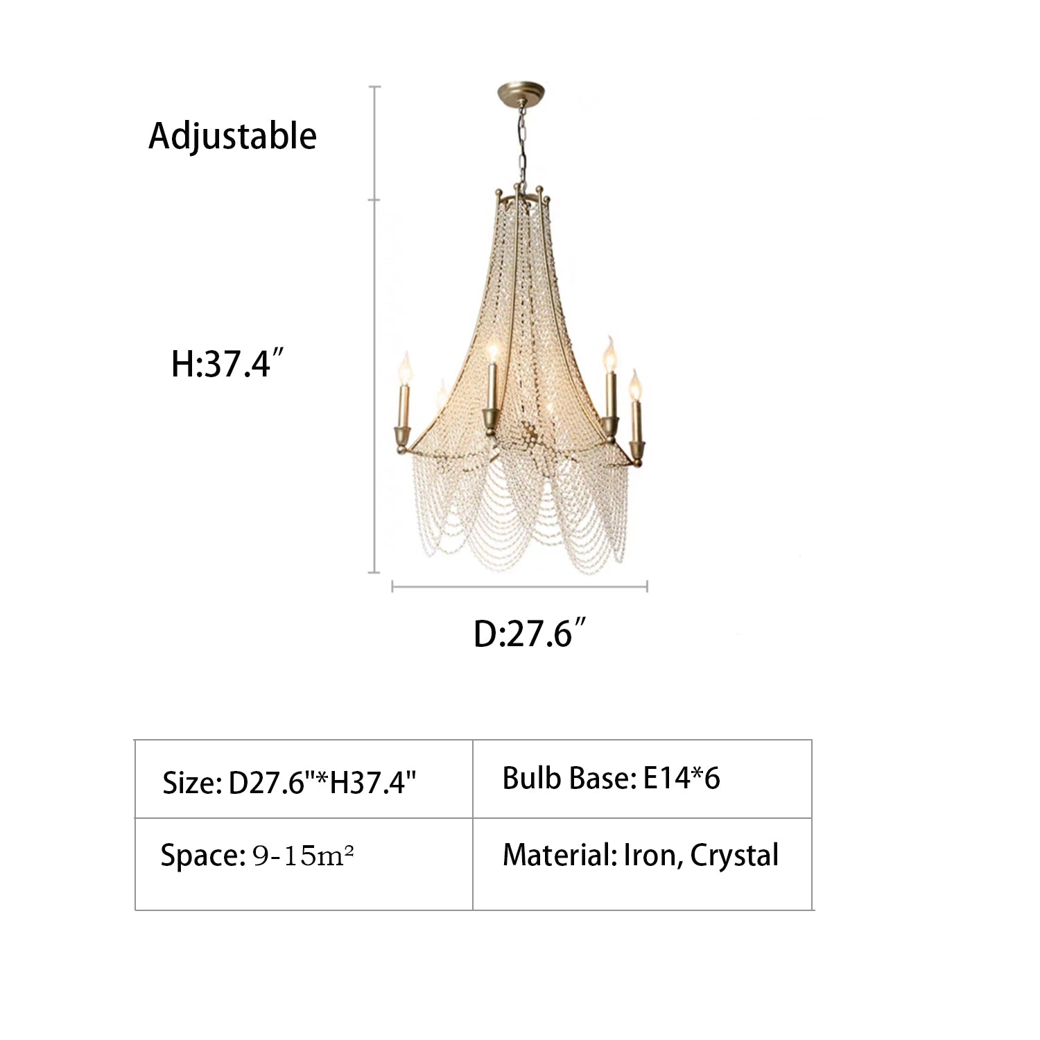 D27.6"*H37.4" chandelier,chandeliers,chandeler light,crystal,candle,foyer,stairs,spiral staircase,huge,large,branch