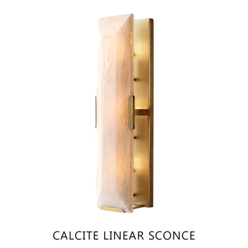 Harlew Calcite Linear Sconce