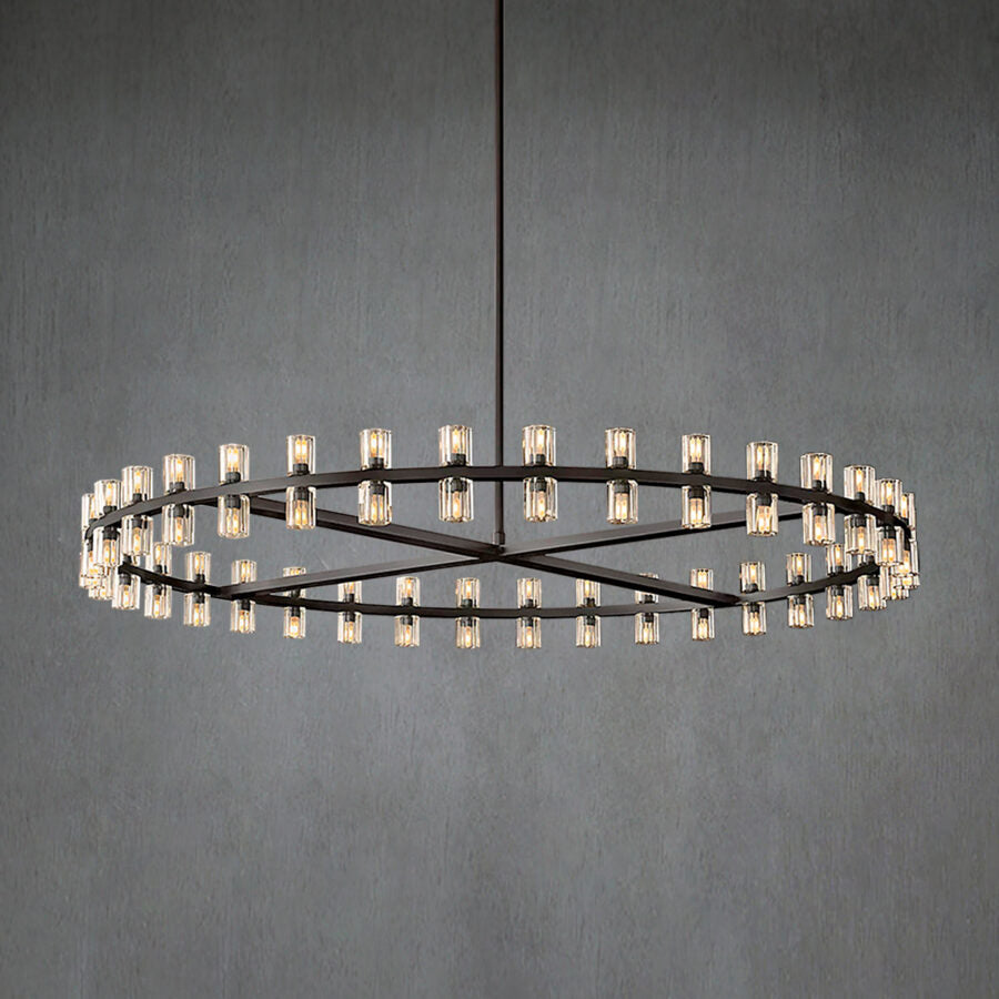 Arcachen Crystal Round Chandelier 60"