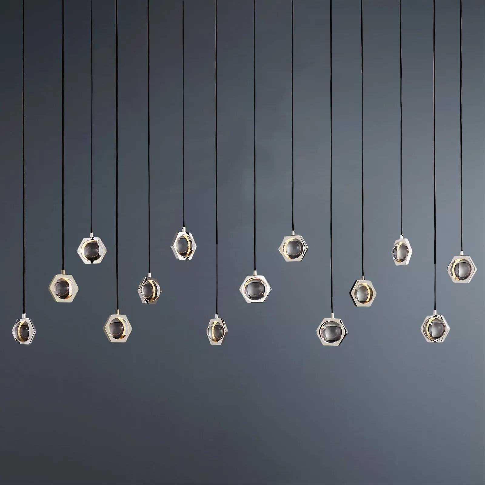 Olivia Eclatant Linear Chandelier W 72''