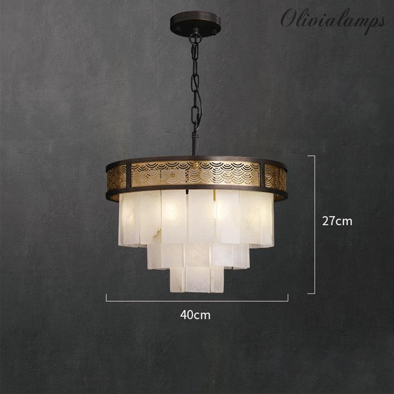 Marble Lorry Multi-layer Classic Chandelier