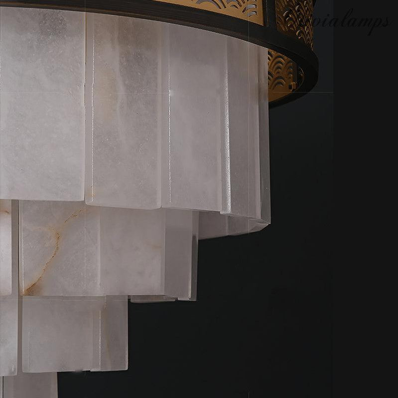 Marble Lorry Multi-layer Classic Chandelier