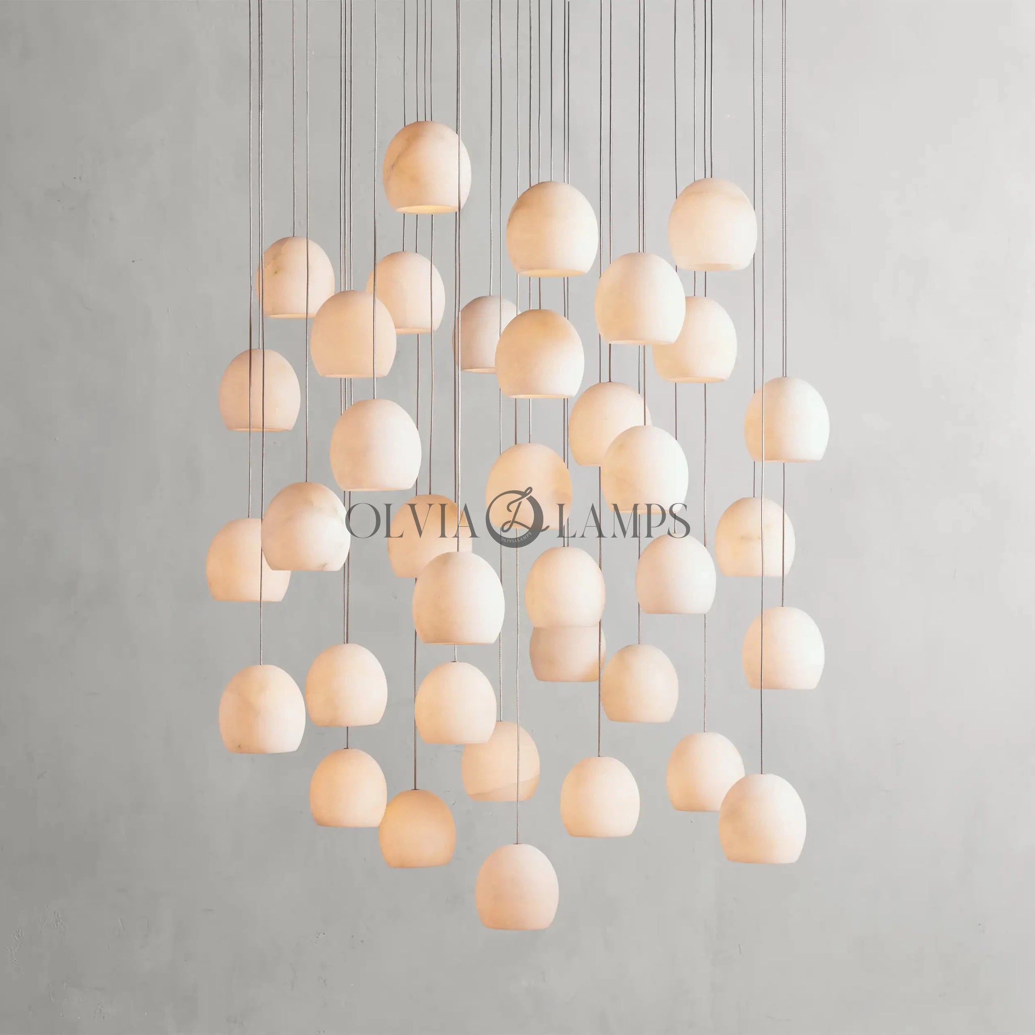 Maeva Round Chandelier 3/7/15/36 Light