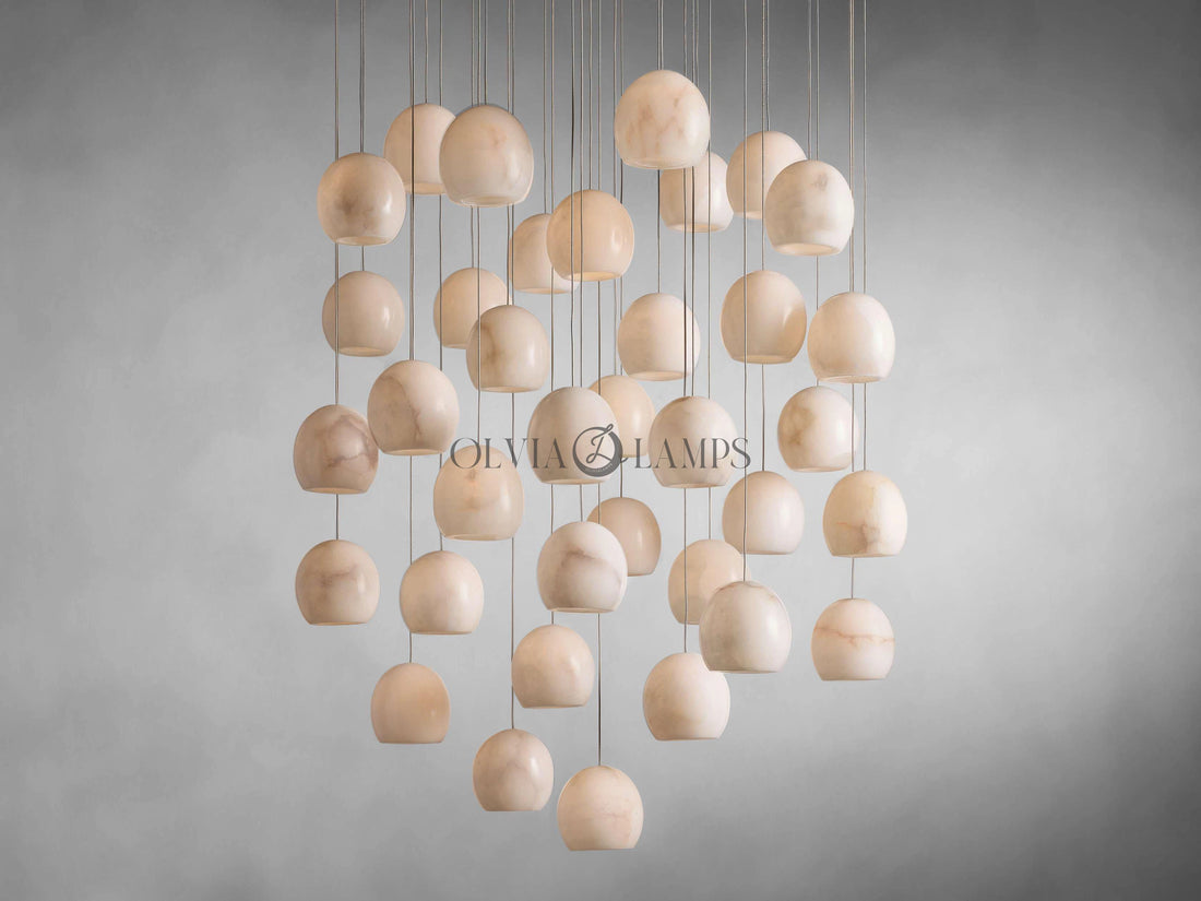 Maeva Round Chandelier 3/7/15/36 Light