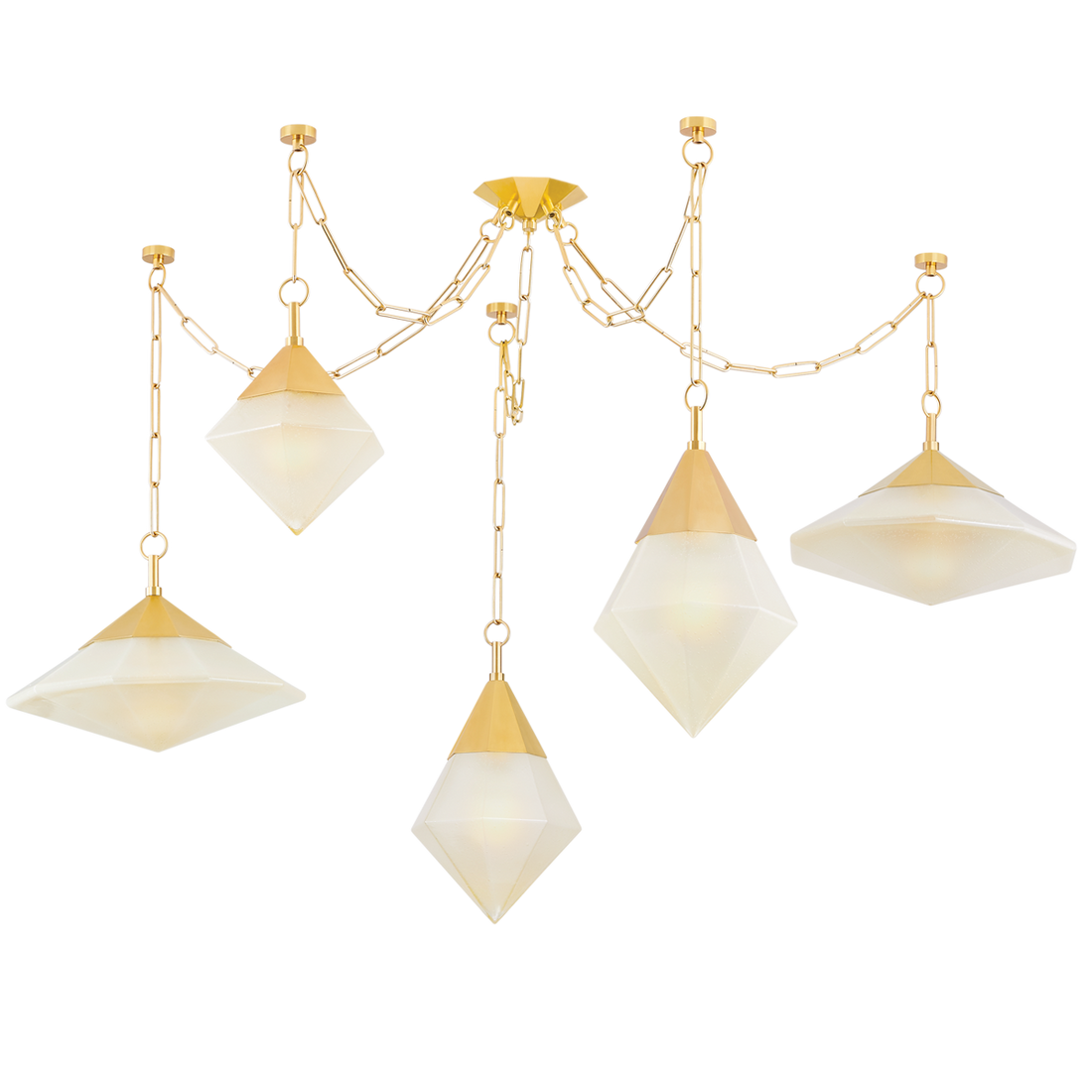 Olivia Angelique Clear Functional Design Chandelier