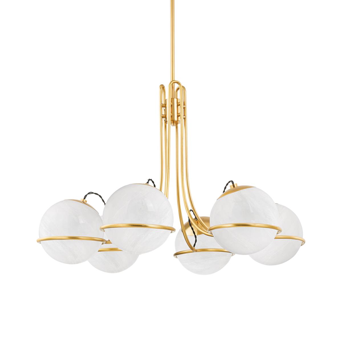 Olivia Hingham Clear Functional Design  Chandelier