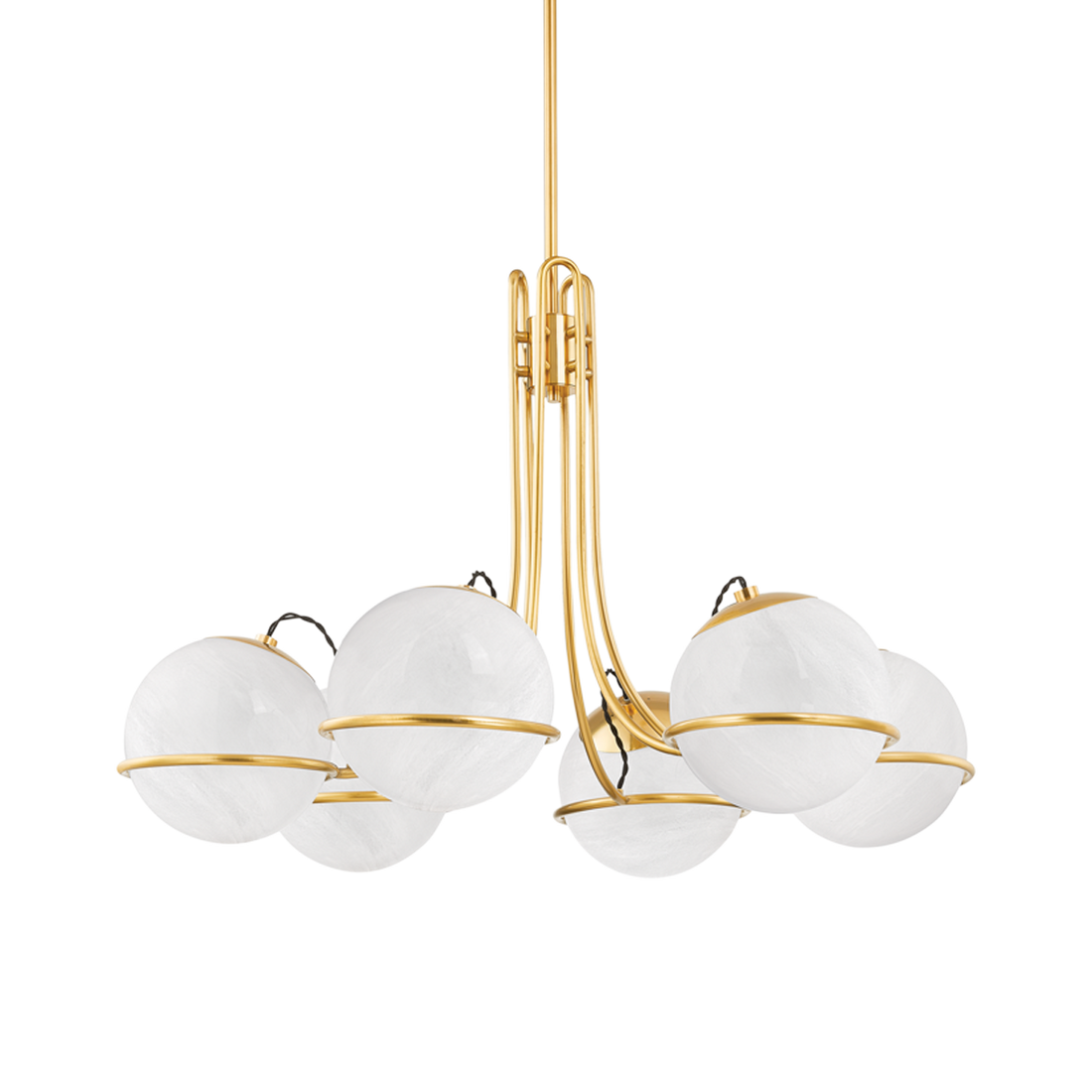 Olivia Hingham Clear Functional Design  Chandelier