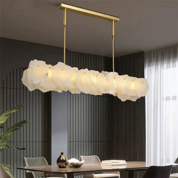 Olivia August Mordern Marble Linear Chandelier( Chains Version)