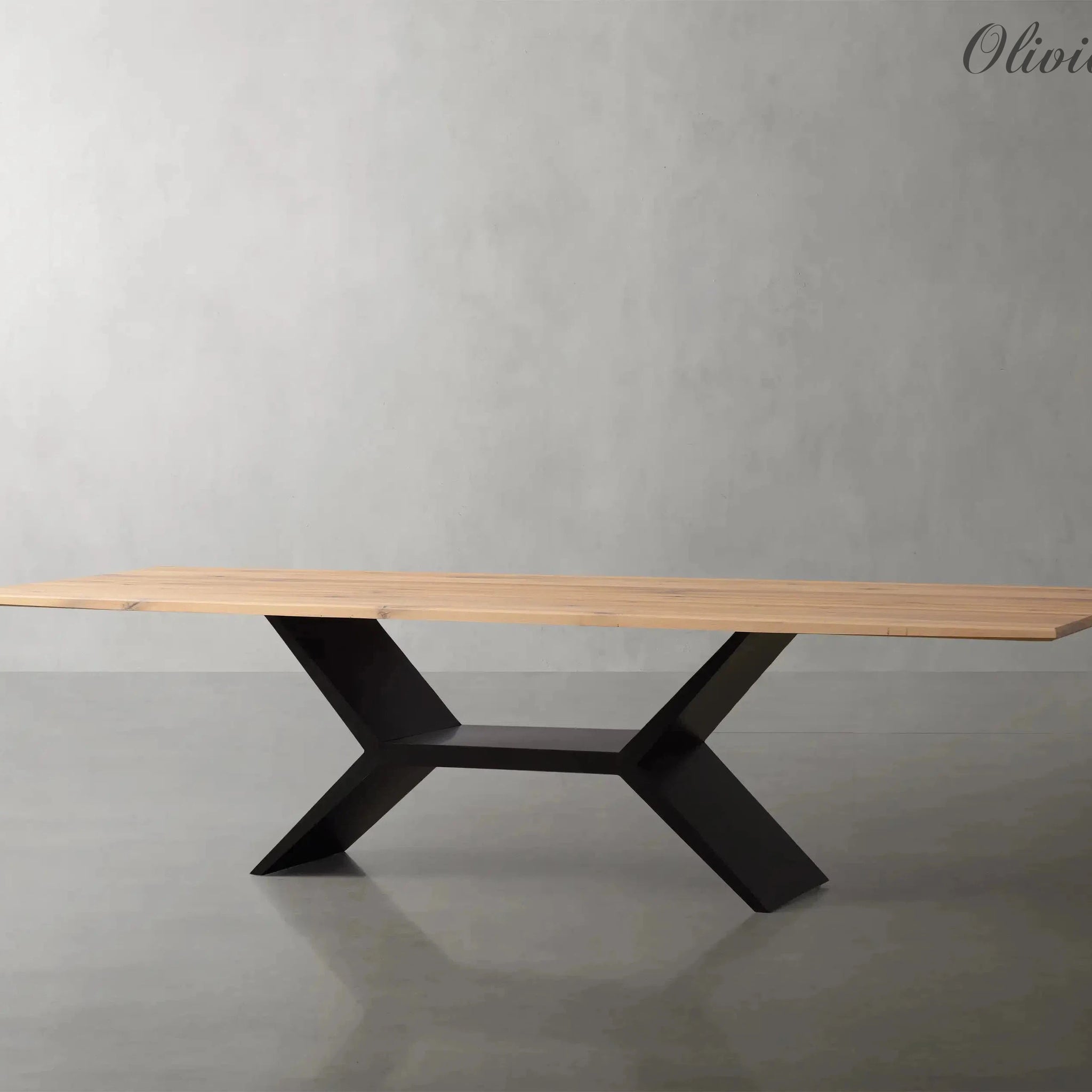 Jacob Dining Table with Vertex Base