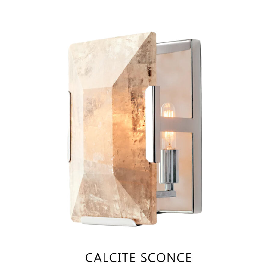 Harlew Calcite Short Wall Sconce