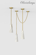 Trenato Alabaster Chandelier 6