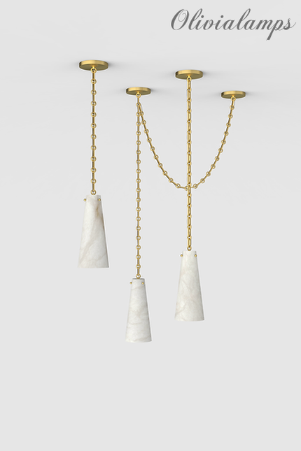 Trenato Alabaster Chandelier 6