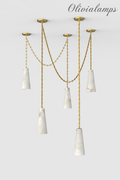 Trenato Alabaster Chandelier 6