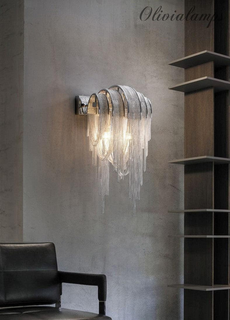 Blushlighting? Luxury Tassel Wall Lamp in Italian Style for Living Room, Bedroom image | luxury lighting | luxury wall lamps