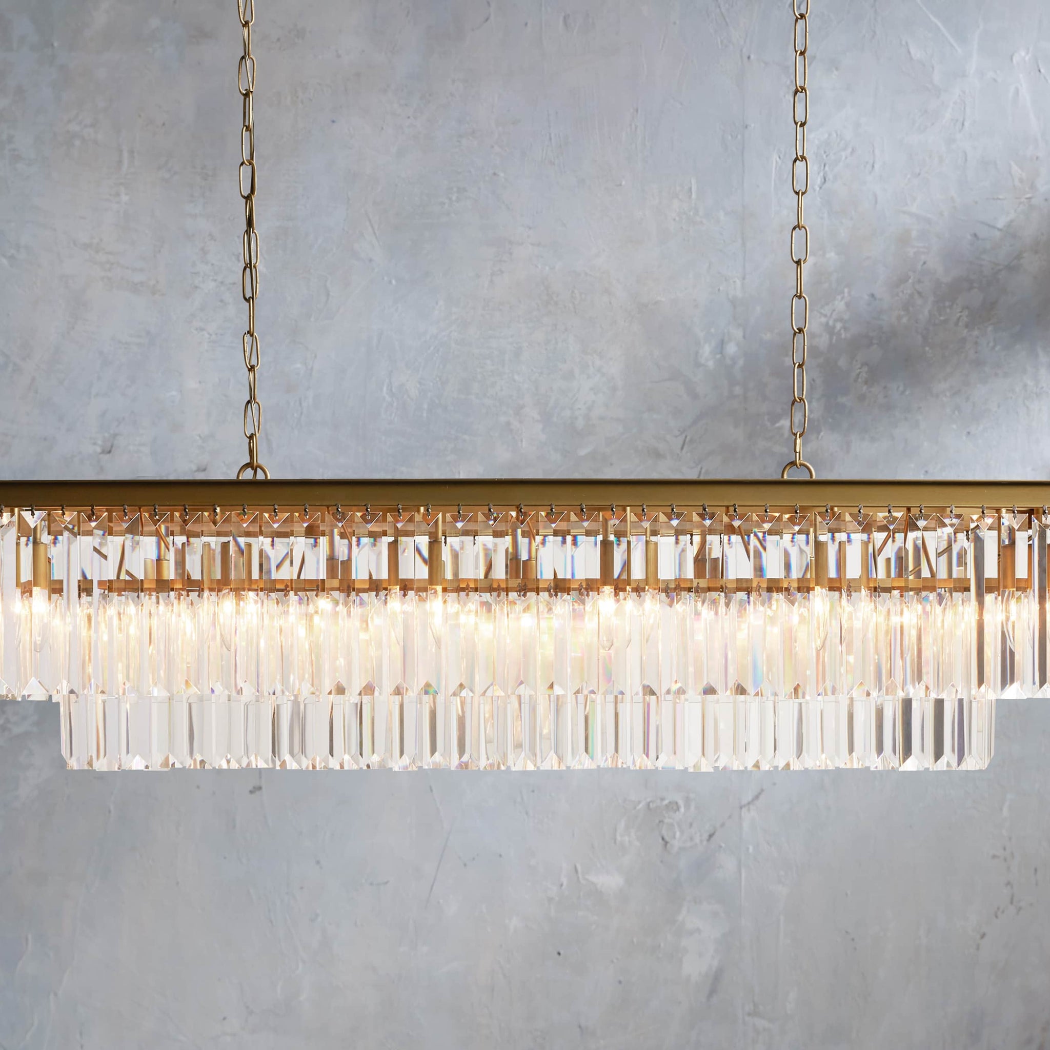 Olivia Leyland Tiered Rectangular Chandelier