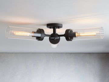 Olivia Andreas 3-Light Flushmount