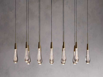 Olivia Soltairer Linear Chandelier 37'' 70''w