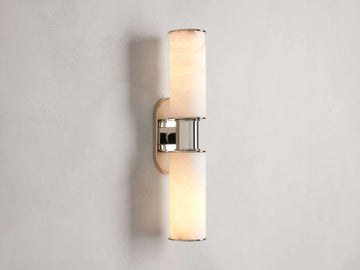 Olivia Harlin 2-Light Wall Sconce in Alabaster