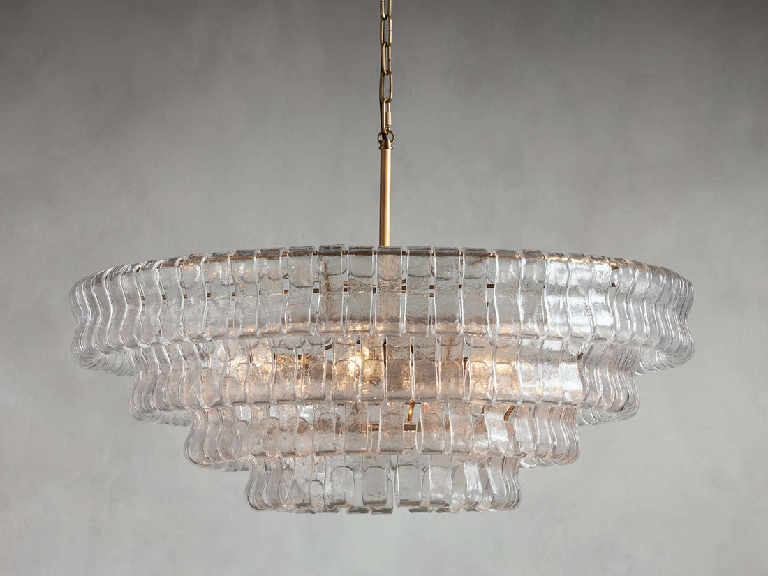 Ghiaccio Round Chandelier 36''