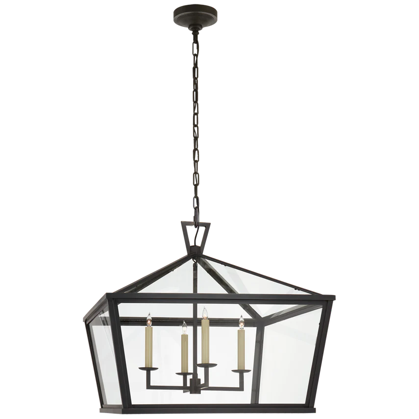 Olivia Darlana Medium Wide Hanging Lantern