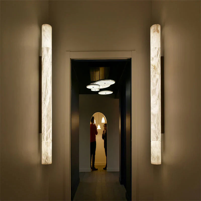 Venus Modern Alabaster Wall Sconce 3'' 4.7''