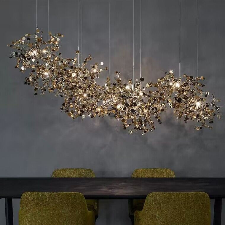 Nordic Modern Creative Fashion Stainless Steel Decorative Chandelier Dining / Living Room / Bar / Cafe