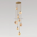 Alabaster Long Staircase Chandelier 5 styles