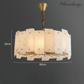 Marble Lorry Round Chandelier 20