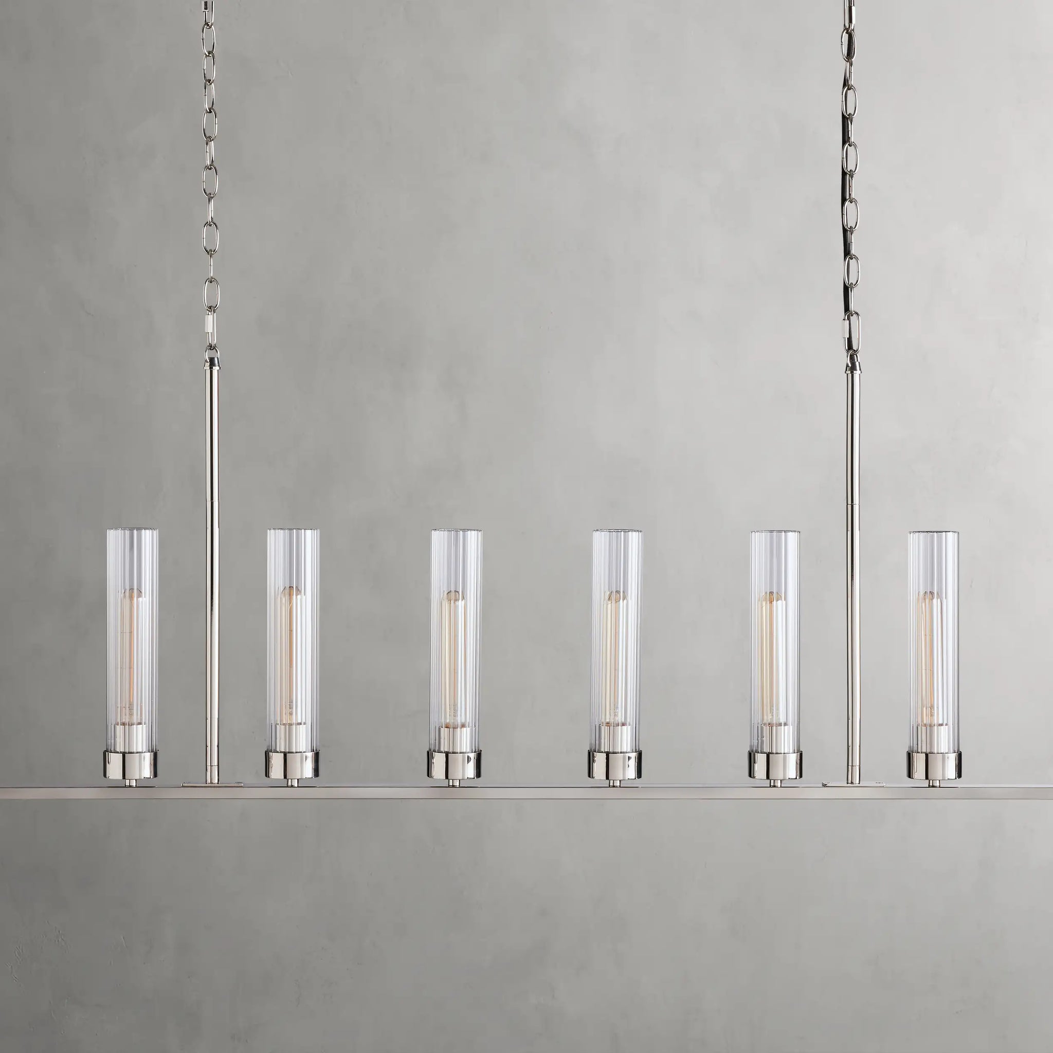 Andreas Linear Chandelier 31"W 46"W 54"W